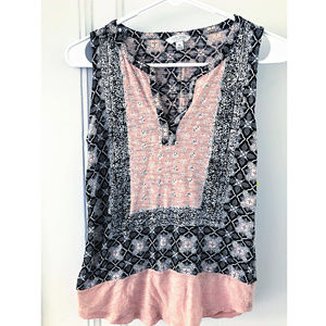 Lucky Brand Tank - Geometric Pattern - XS